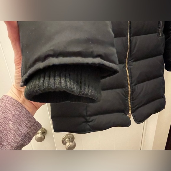 Juicy Couture long puffer coat in matte black - Picture 7 of 10